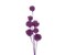 19H" Flocked Pom Pom Sprays - Playful Artificial Decor in Your Choice of Colors